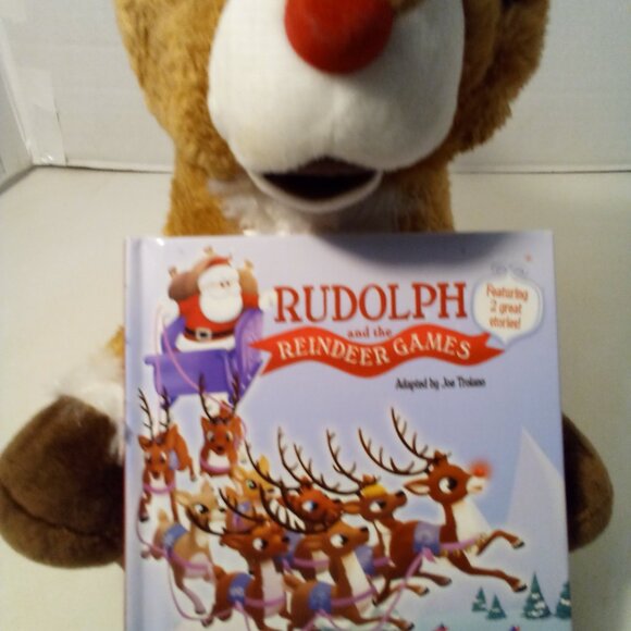 Kohls Cares Rudolph 10" Plush Book 2019 Christmas Holiday - Picture 3 of 13